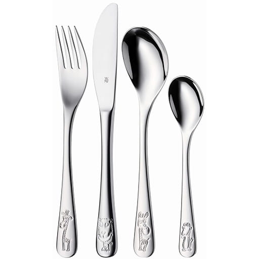 Sztućce dla dzieci Safari 4 elementy