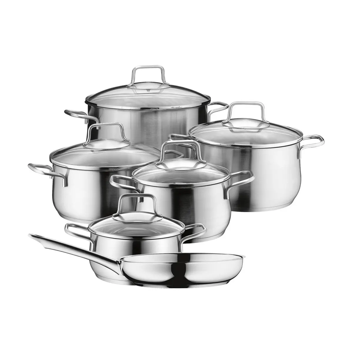 Zestaw garnków Brillant - 11 elementów
