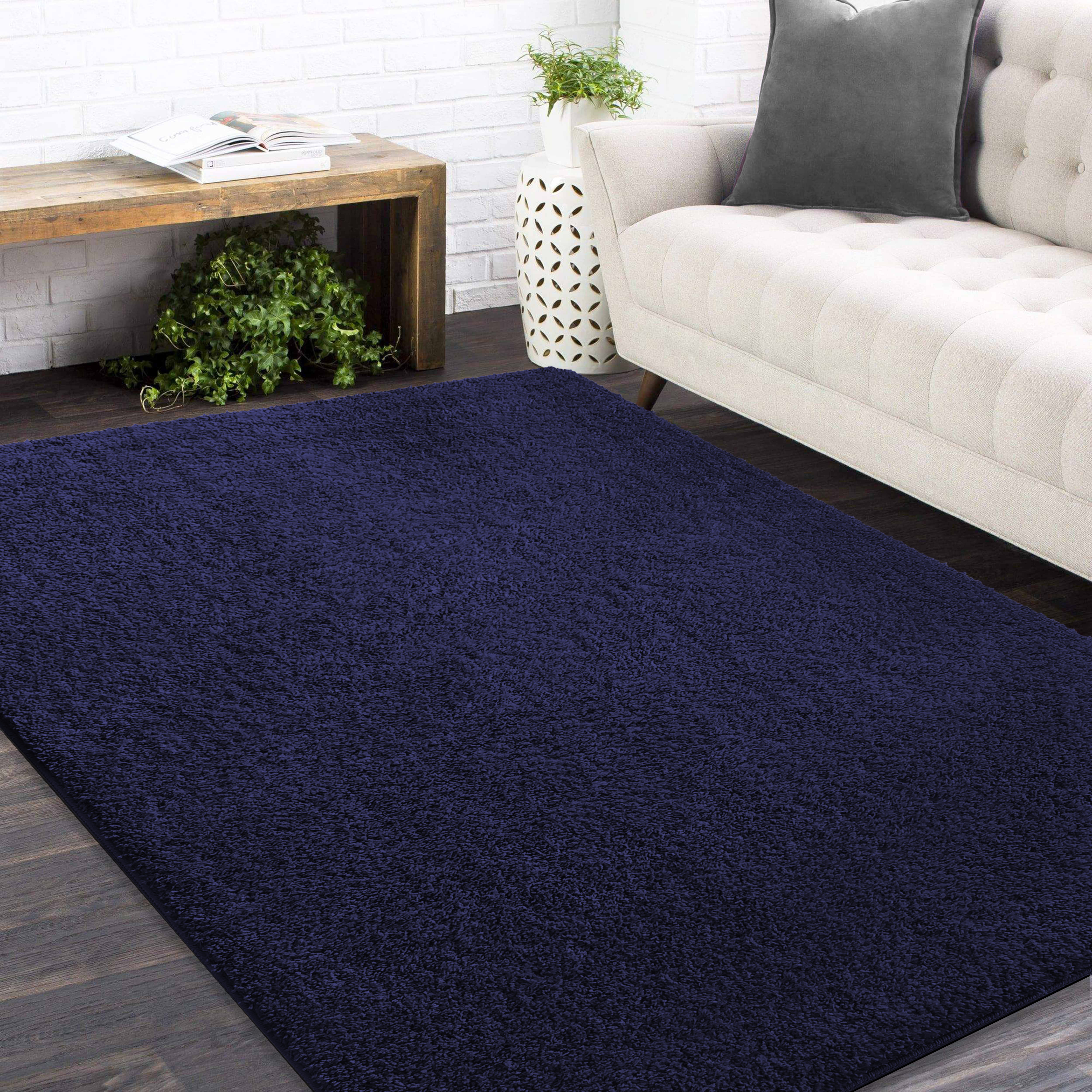 Dywan - 120 x 170 cm - Turkusowy - Shaggy - Dywanopol