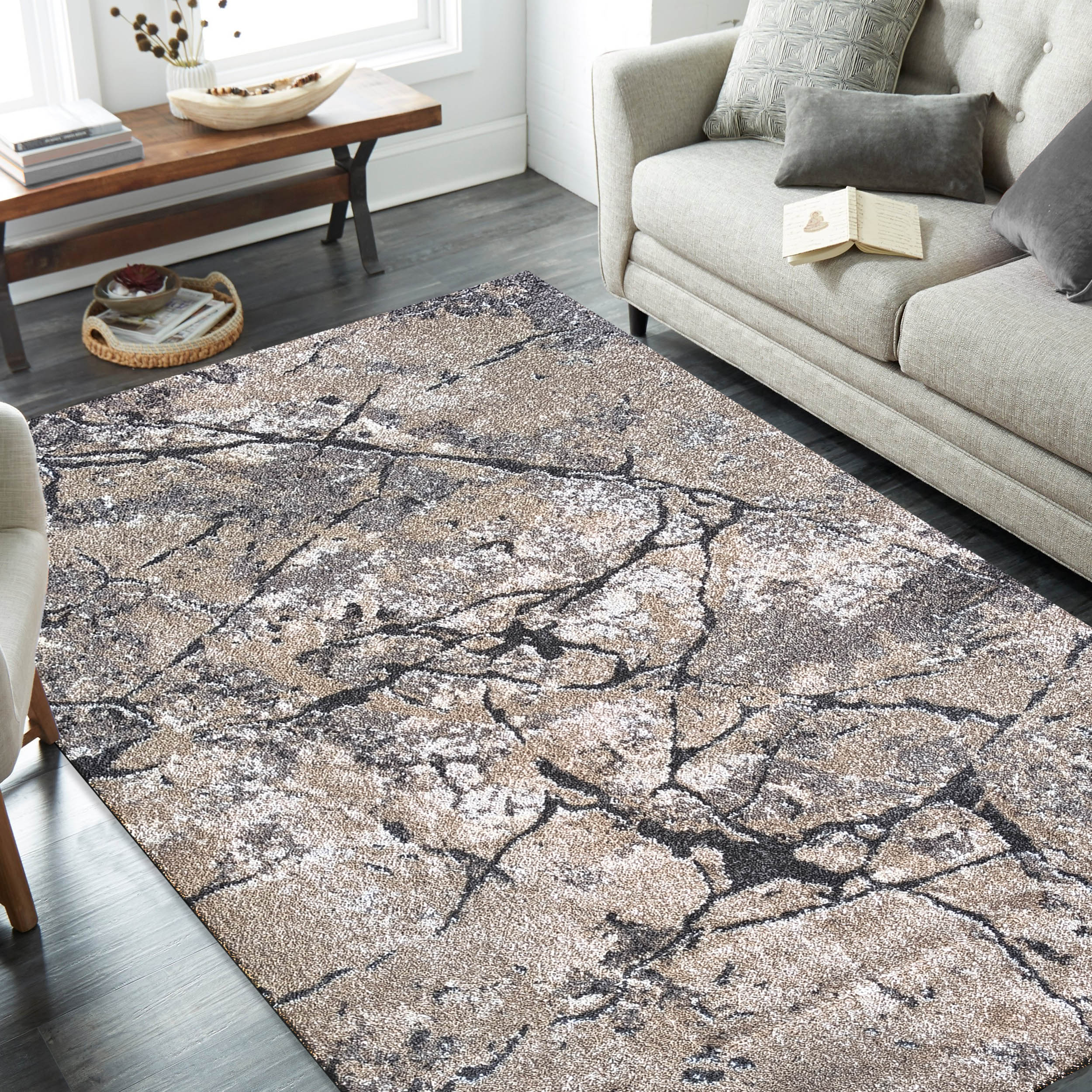 Dywan - 300 x 400 cm - Szary - Nowoczesny - Dywanopol