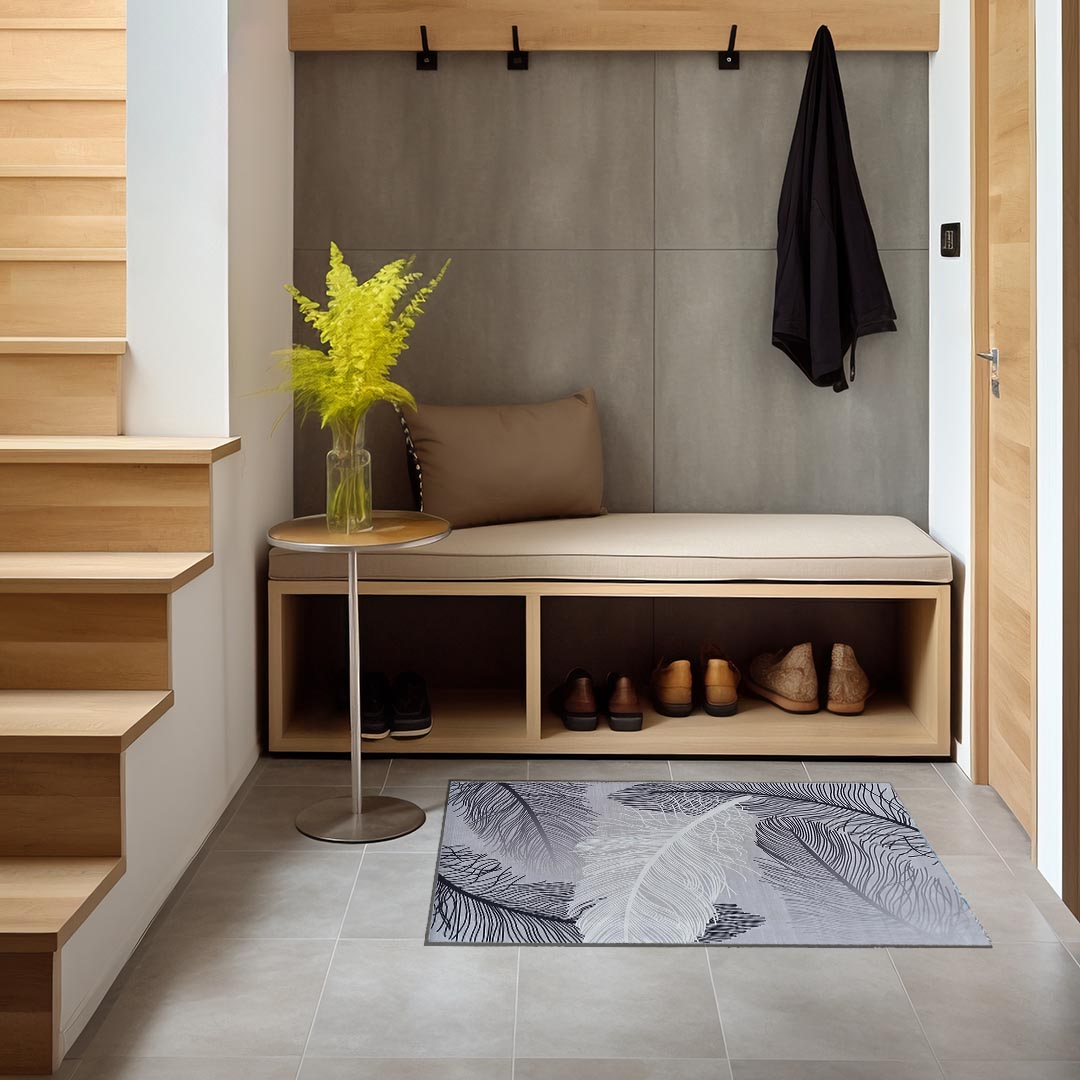 Dywan - 60 x 100 cm - Szary - Nowoczesny - Dywanopol