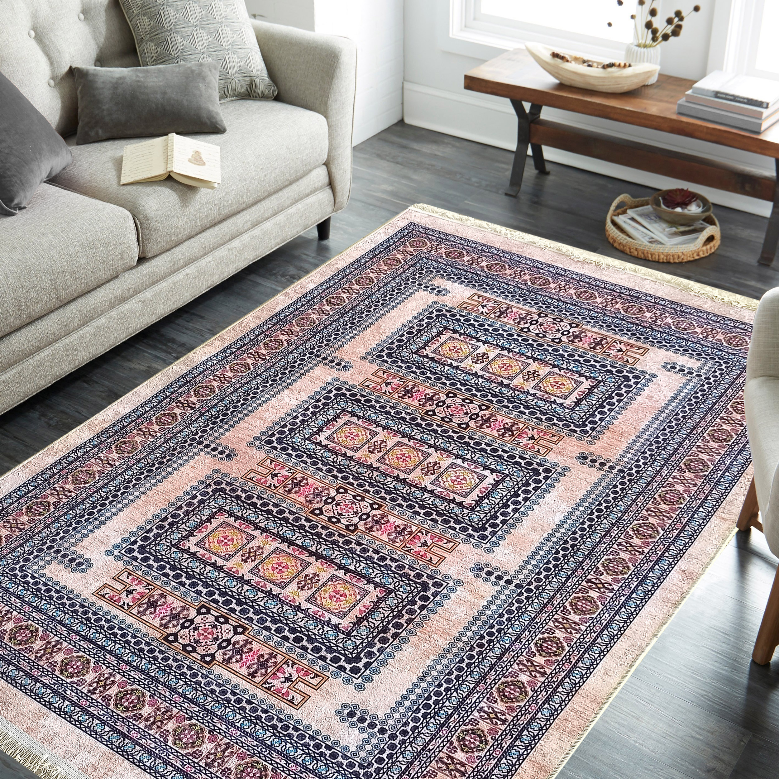 Dywan - 160 x 220 cm - Wielokolorowy - Nowoczesny - Dywanopol