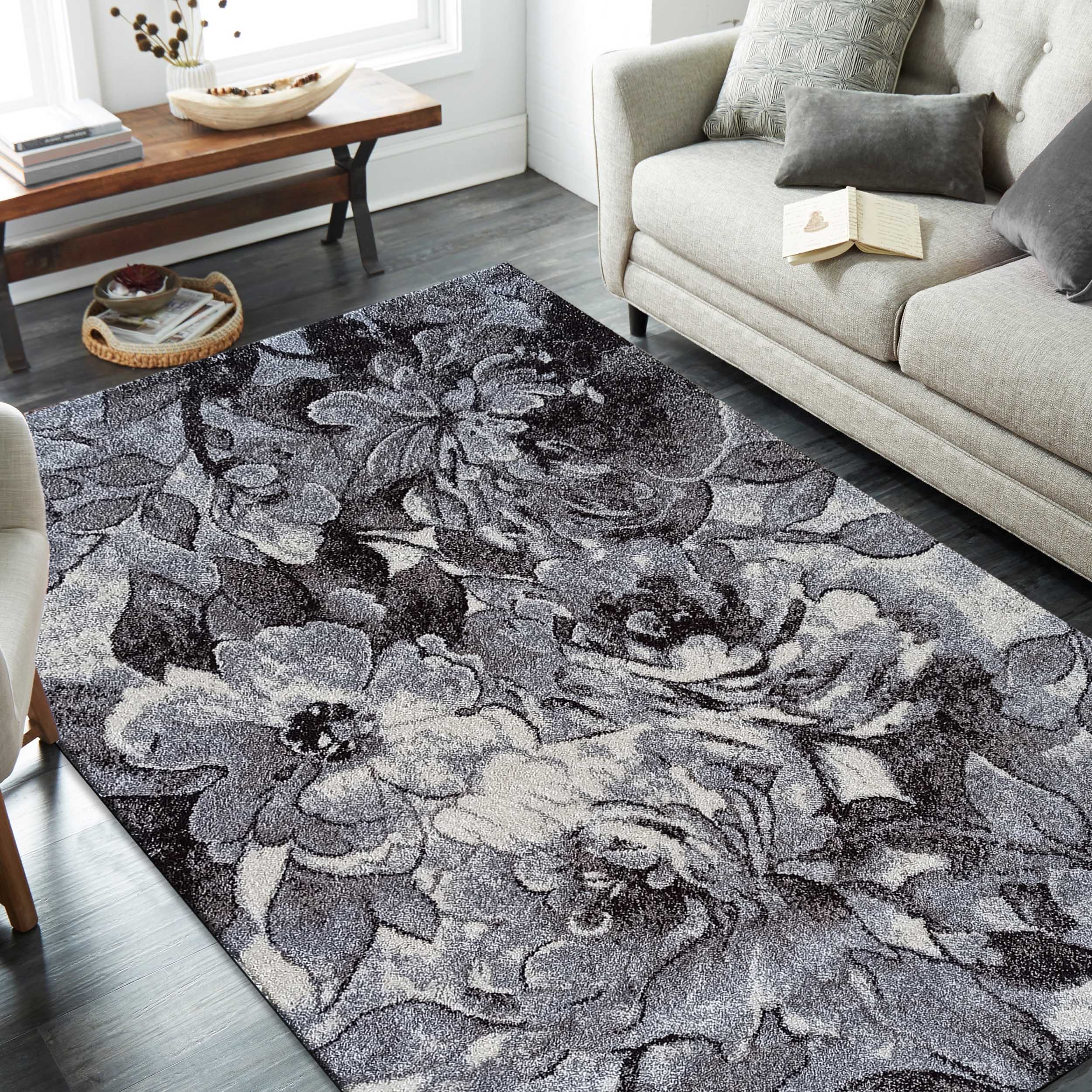 Dywan - 80 x 150 cm - Szary - Nowoczesny - Dywanopol