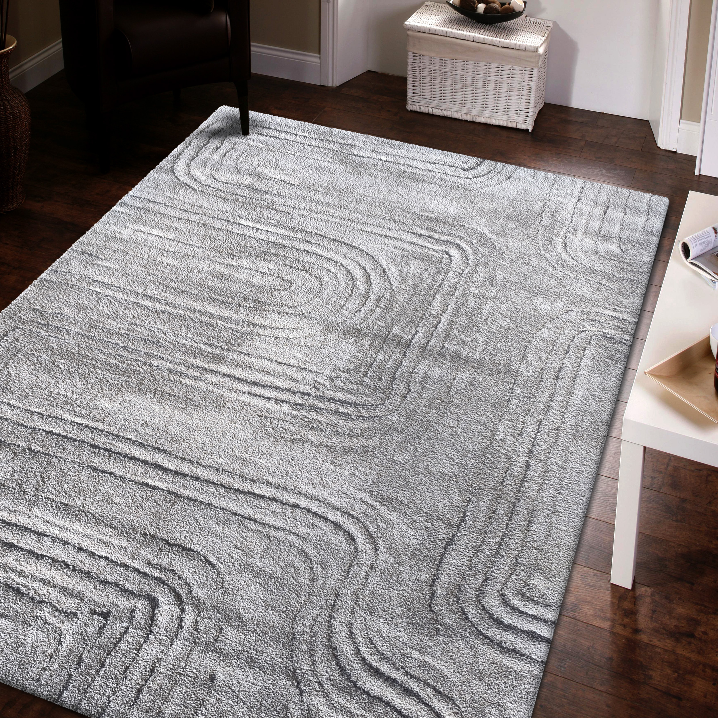 Dywan - 200 x 290 cm - Szary - Nowoczesny - Dywanopol