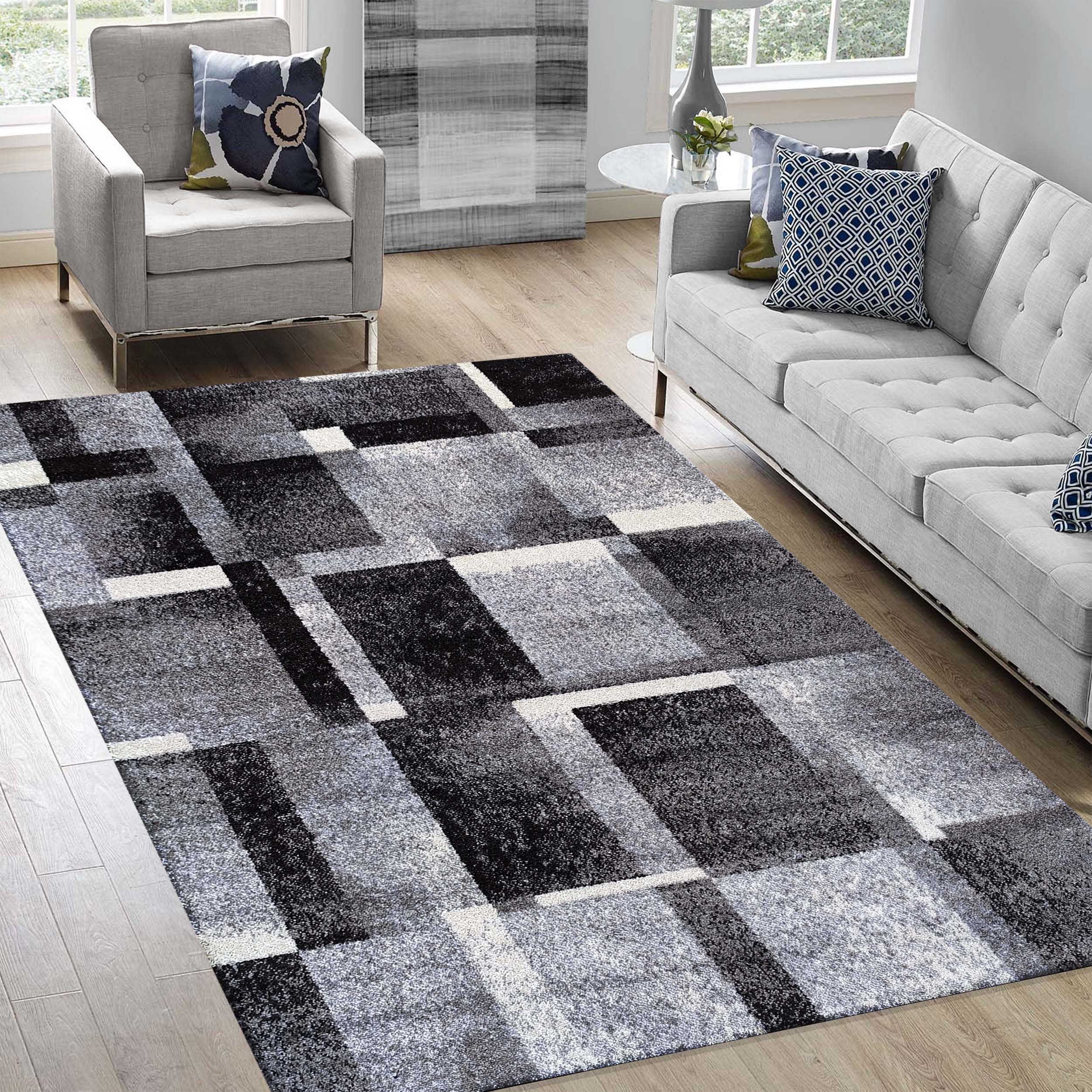 Dywan - 160 x 220 cm - Szary - Nowoczesny - Dywanopol