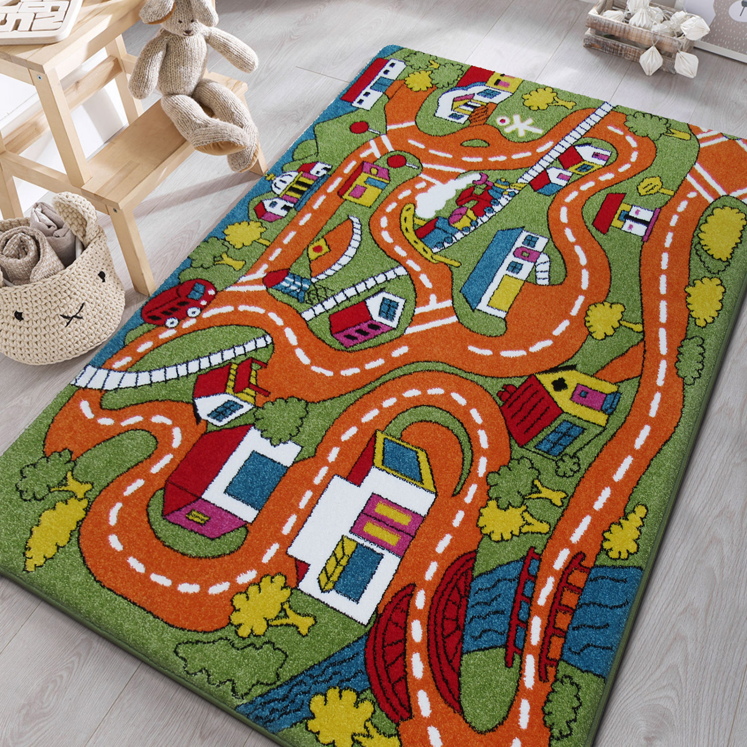 Dywan dziecięcy - 400 x 500 cm - Wielokolorowy - Dywanopol