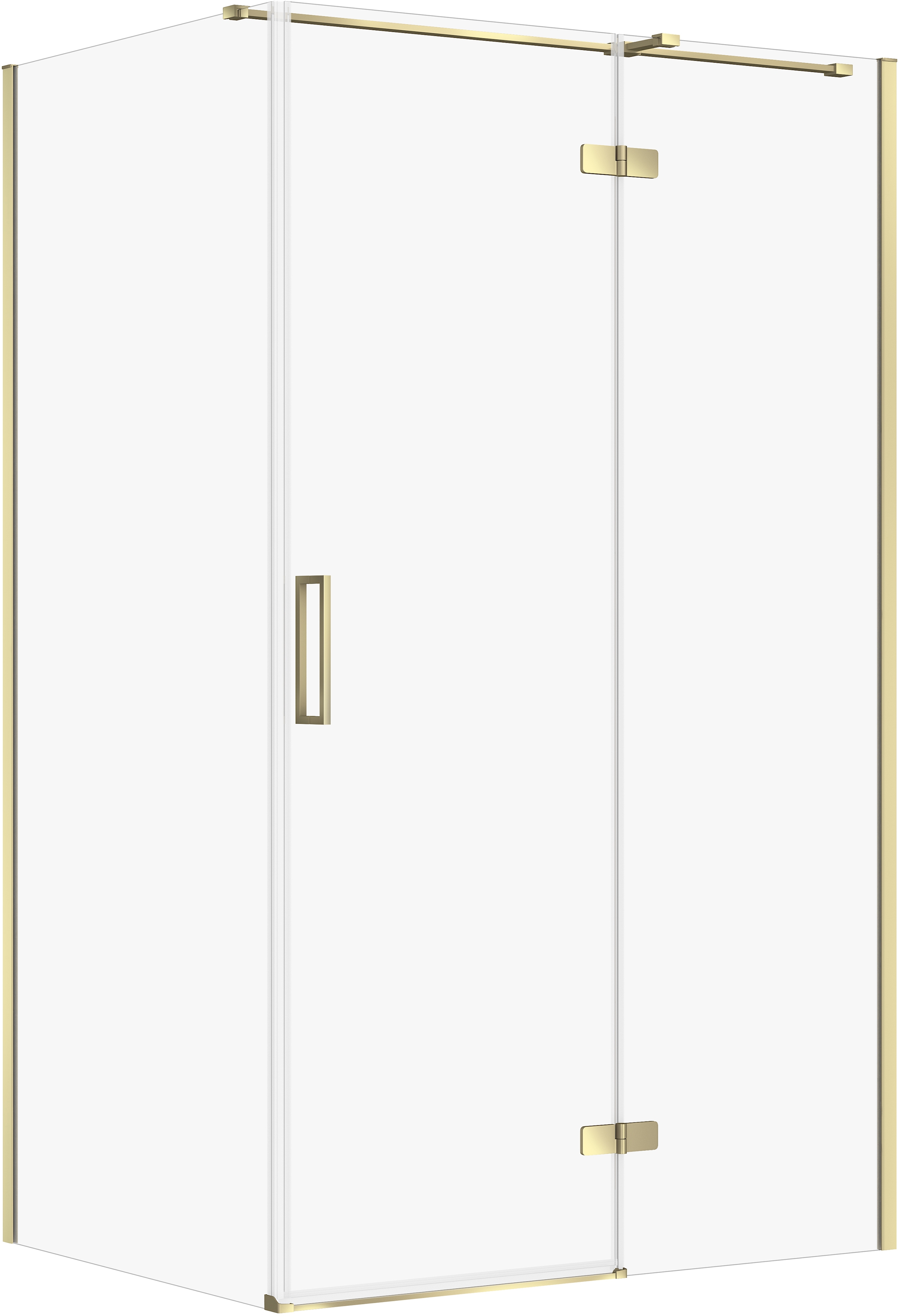 Darmowa Dostawa - Kabina prysznicowa 120x90 cm prostokątna złoty połysk/szkło przezroczyste Cersanit City S584092