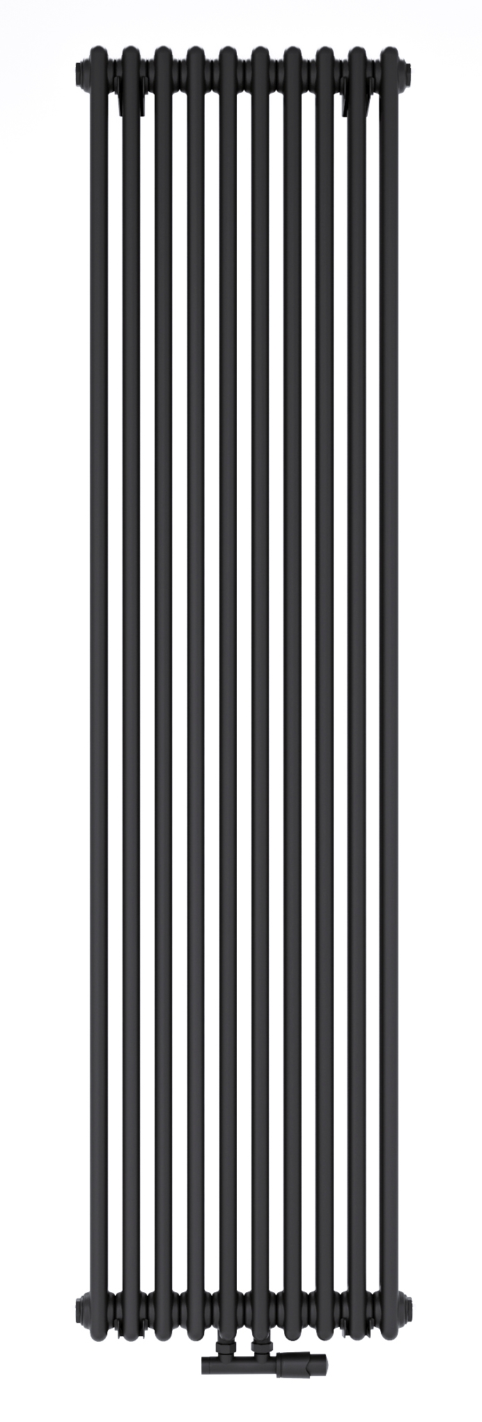 Darmowa Dostawa - Grzejnik dekoracyjny 180x47 cm podłączenie dolne czarny Luxrad Columnus 3 COL31800470S040ZDC