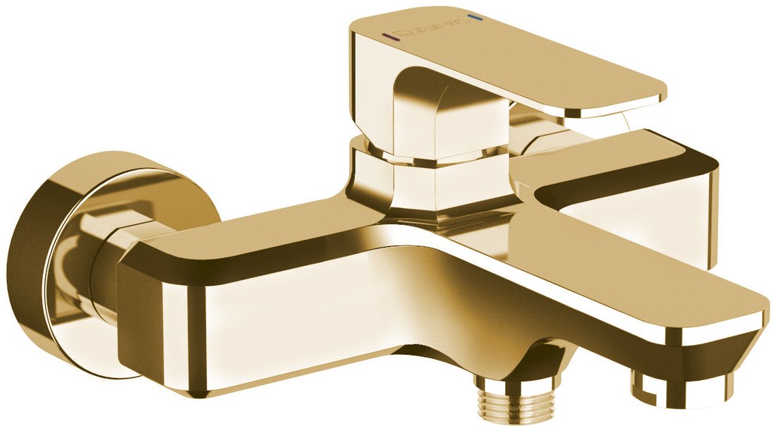 Darmowa Dostawa - Bateria wannowo-prysznicowa ścienna złoty Sapho Spy PY1017