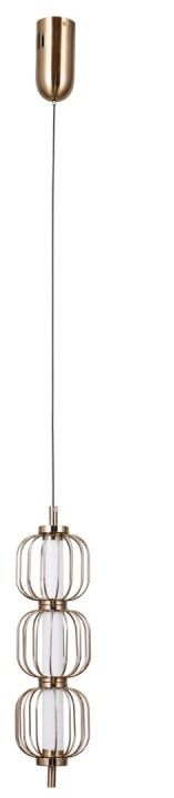 Darmowa Dostawa - Lampa wisząca 1x12 W złota Italux Pedro PND344053VHBR