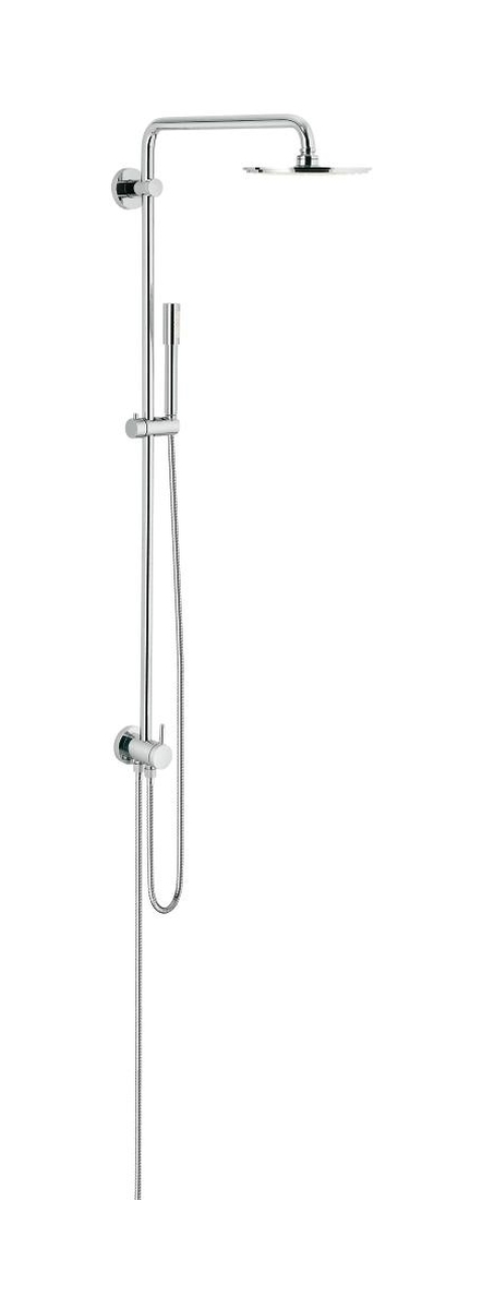 Darmowa Dostawa - Zestaw prysznicowy ścienny z deszczownicą starlight chrome Grohe Rainshower 27058000