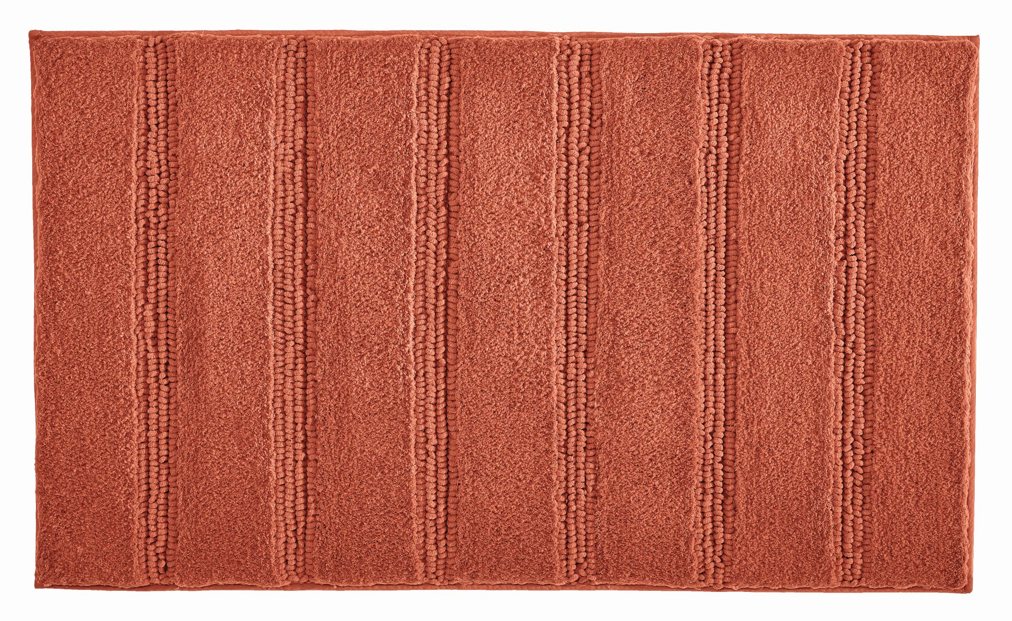 Darmowa Dostawa - Dywanik łazienkowy 120x70 cm prostokątny pomarańczowy Kleine Wolke Monrovia 4094304225