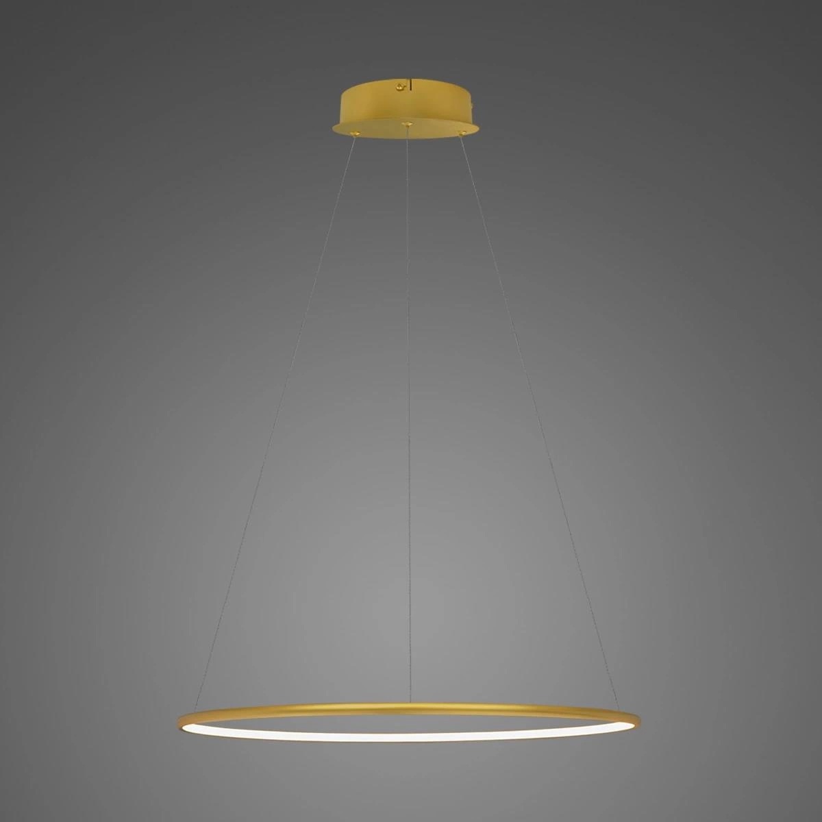 Darmowa Dostawa - Lampa wisząca 1x15 W złota Altavola Design Ledowe Okręgi LA073P40in3kgold