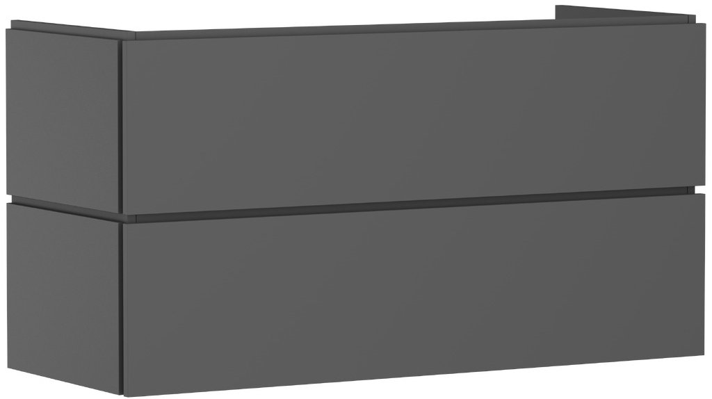 Darmowa Dostawa - Szafka 118x47x62 cm podumywalkowa wisząca szara Hansgrohe Xilesa E 54298760