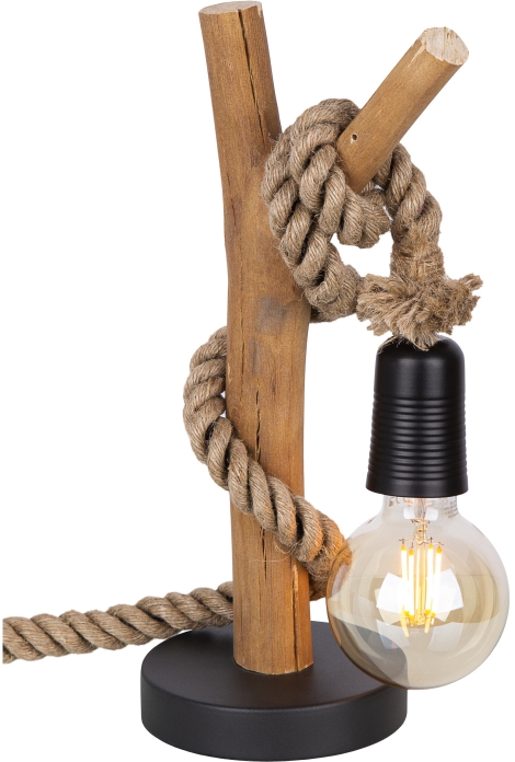 Darmowa Dostawa - Lampa stołowa 1x10 W drewno Globo Lighting Nerida 52060146X