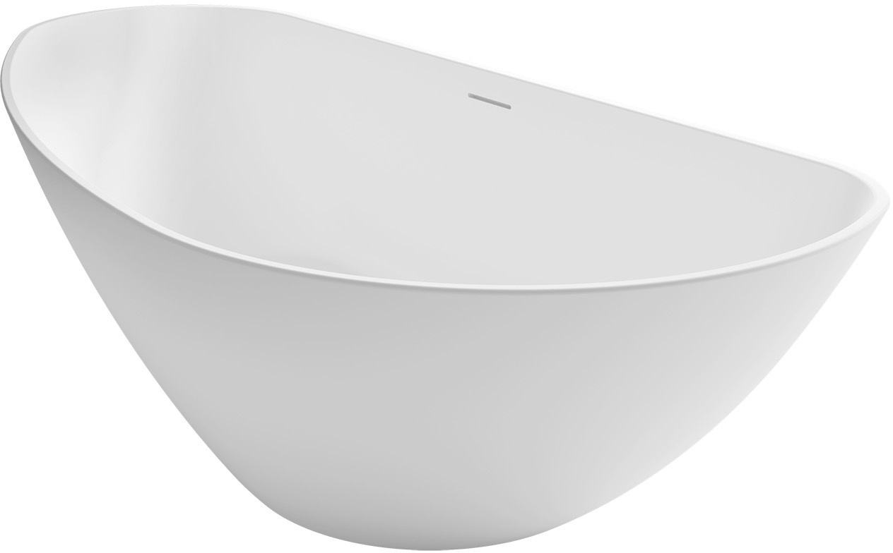 Darmowa Dostawa - Wanna wolnostojąca 170x80 cm owalna biała Riho Granda B120001105
