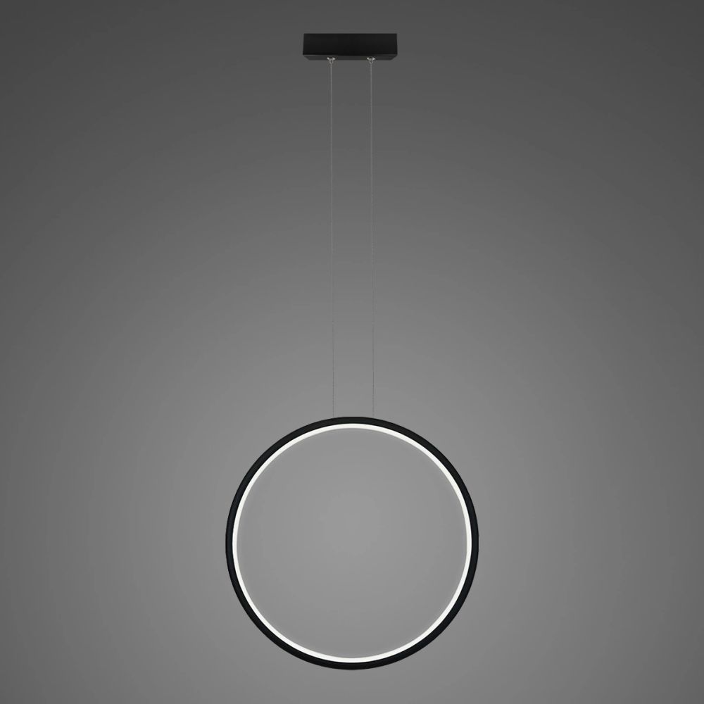 Darmowa Dostawa - Lampa wisząca czarna Altavola Design Ledowe Okręgi LA073X40in4kblack