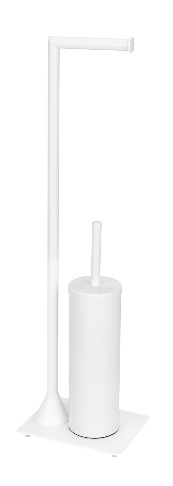 Darmowa Dostawa - Stojak na papier toaletowy ze szczotką WC biały Wenko Hella 26072100