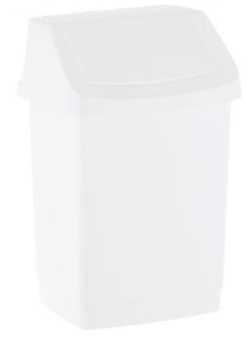 Darmowa Dostawa - Kosz na śmieci 15 l biały Merida B8B