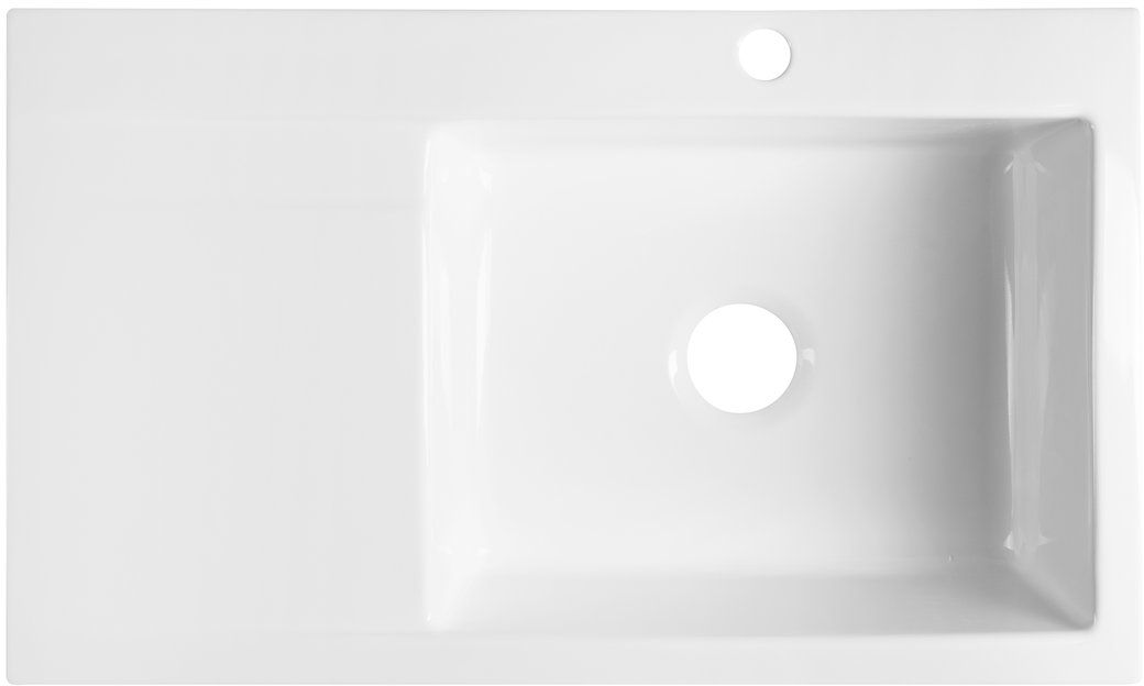 Darmowa Dostawa - Zlewozmywak ceramiczny 86x51 cm biały Sapho Avoria 55086