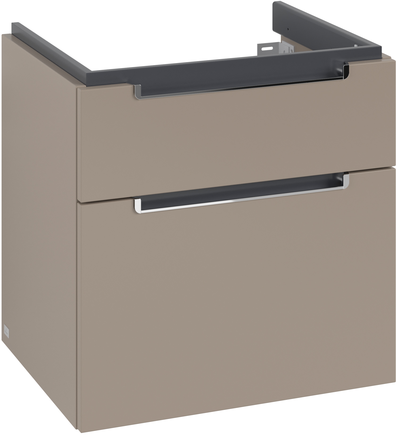 Darmowa Dostawa - Szafka 58.7x45.4x59 cm podumywalkowa wisząca szara Villeroy & Boch Subway 2.0 A90910VM