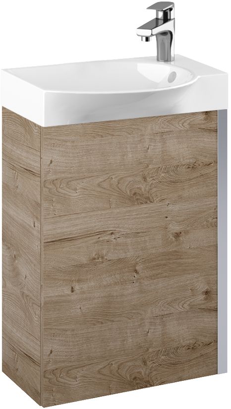 Darmowa Dostawa - Umywalka z szafką 45.2 cm dąb Elita Summer RE020450147050