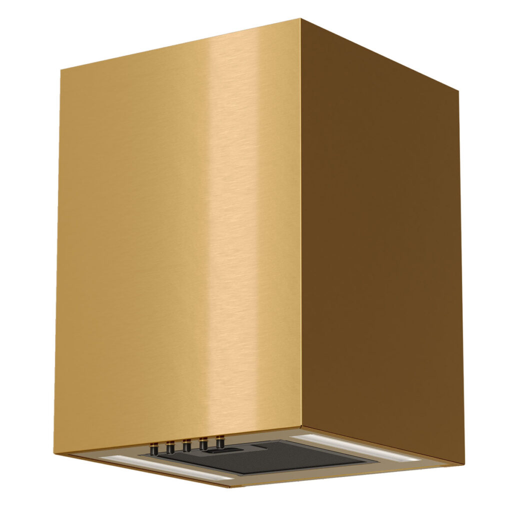 Darmowa Dostawa - Okap przyścienny 30 cm złoty Maan Ponza OPONW430LEPCS3CZSAZL32LEO