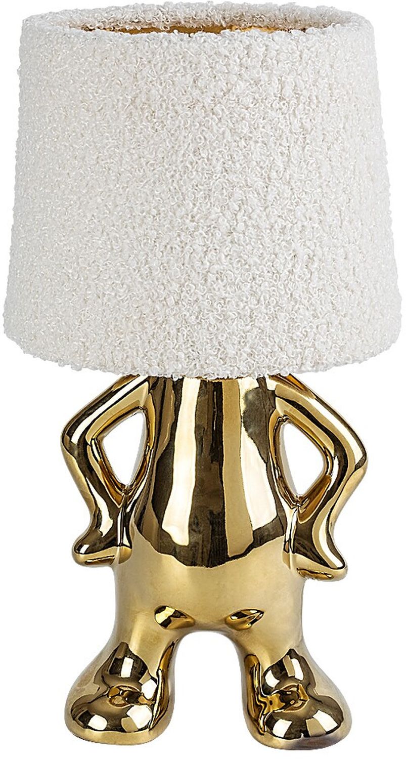 Darmowa Dostawa - Lampa stołowa 1x40 W złota-kremowa Rabalux Smurfy 74215