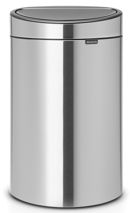 Darmowa Dostawa - Kosz na śmieci 40 l stal Brabantia Touch Bin 114823