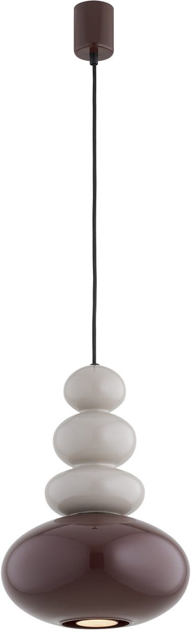 Darmowa Dostawa - Lampa wisząca 1x5 W brązowa-beżowa Argon Diego 8820