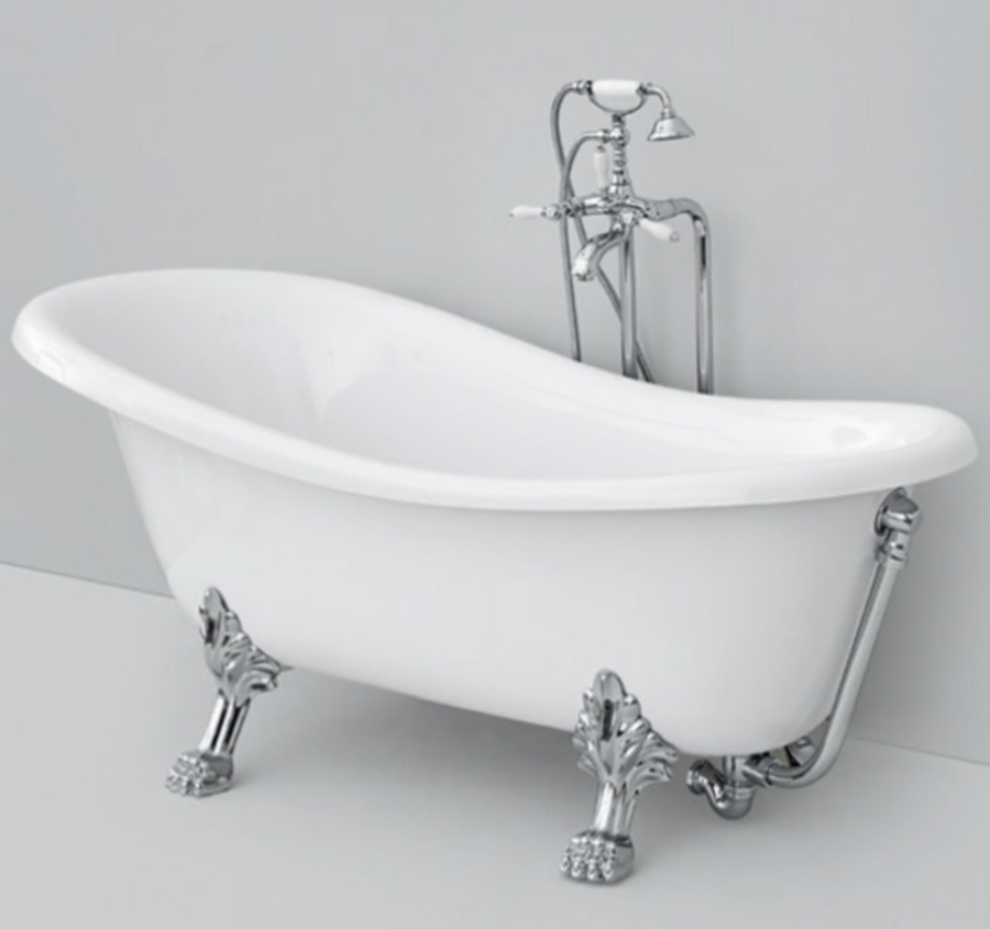 Darmowa Dostawa - Wanna wolnostojąca 170x80 cm owalna biały Art Ceram Hermitage HEW00176