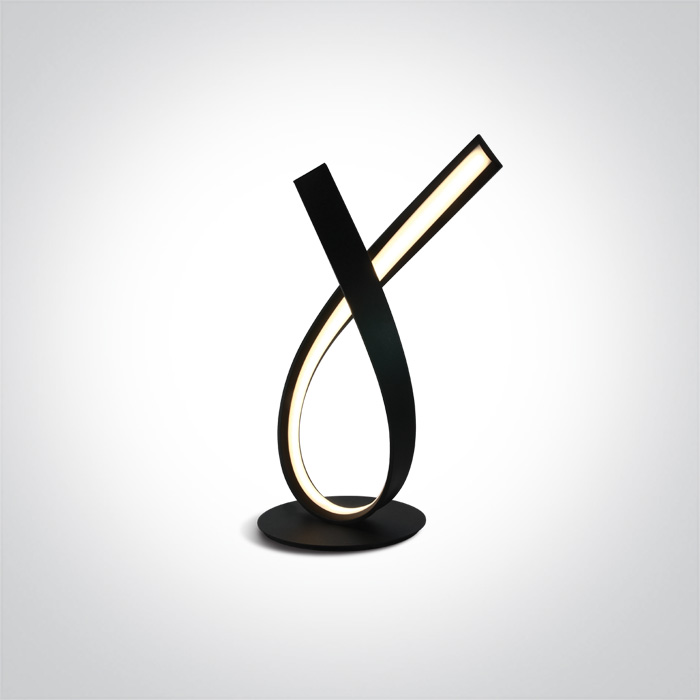 Darmowa Dostawa - Lampa stołowa 1x12 W czarna One Light Hana 61086B