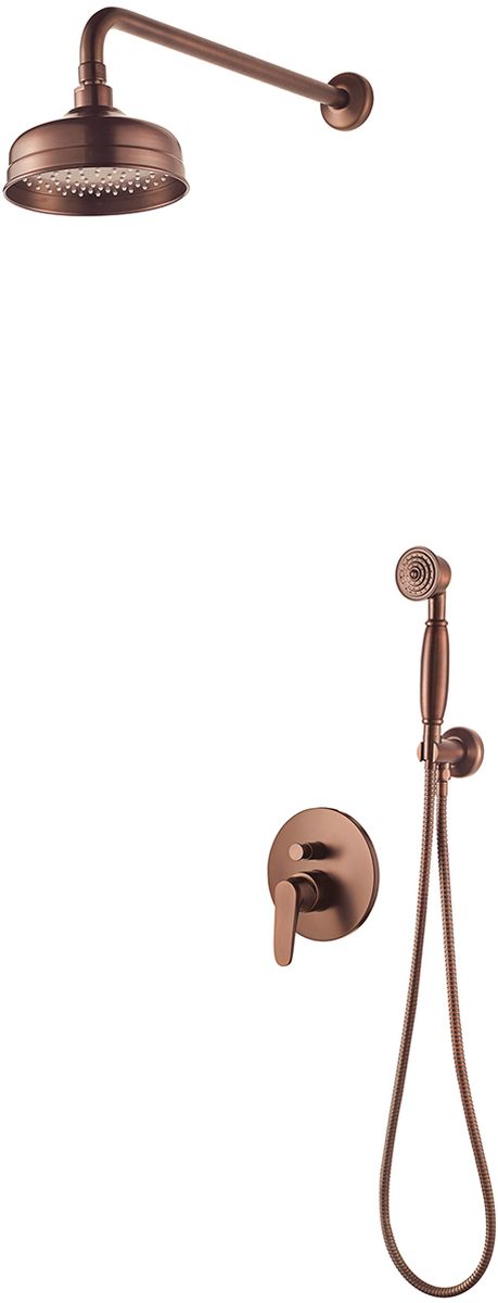 Darmowa Dostawa - Zestaw prysznicowy podtynkowy miedź Omnires Art Deco SYSAD28ORB