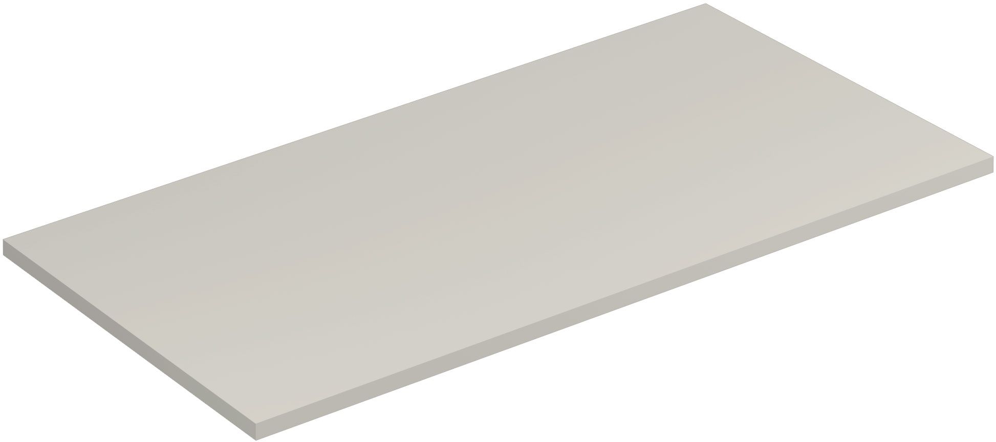 Darmowa Dostawa - Blat naszafkowy 100x50 cm szary Kludi Icos 50T100O2