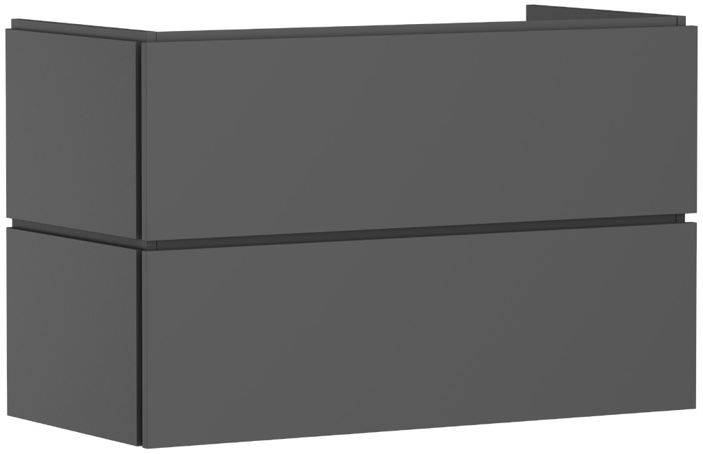 Darmowa Dostawa - Szafka 98x47x62 cm podumywalkowa wisząca szara Hansgrohe Xilesa E 54262760