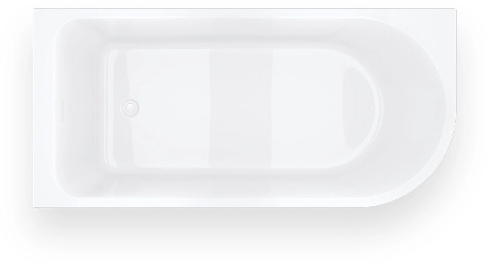 Darmowa Dostawa - Wanna narożna 160x75 cm lewa biała Corsan Invelia V220LLWH