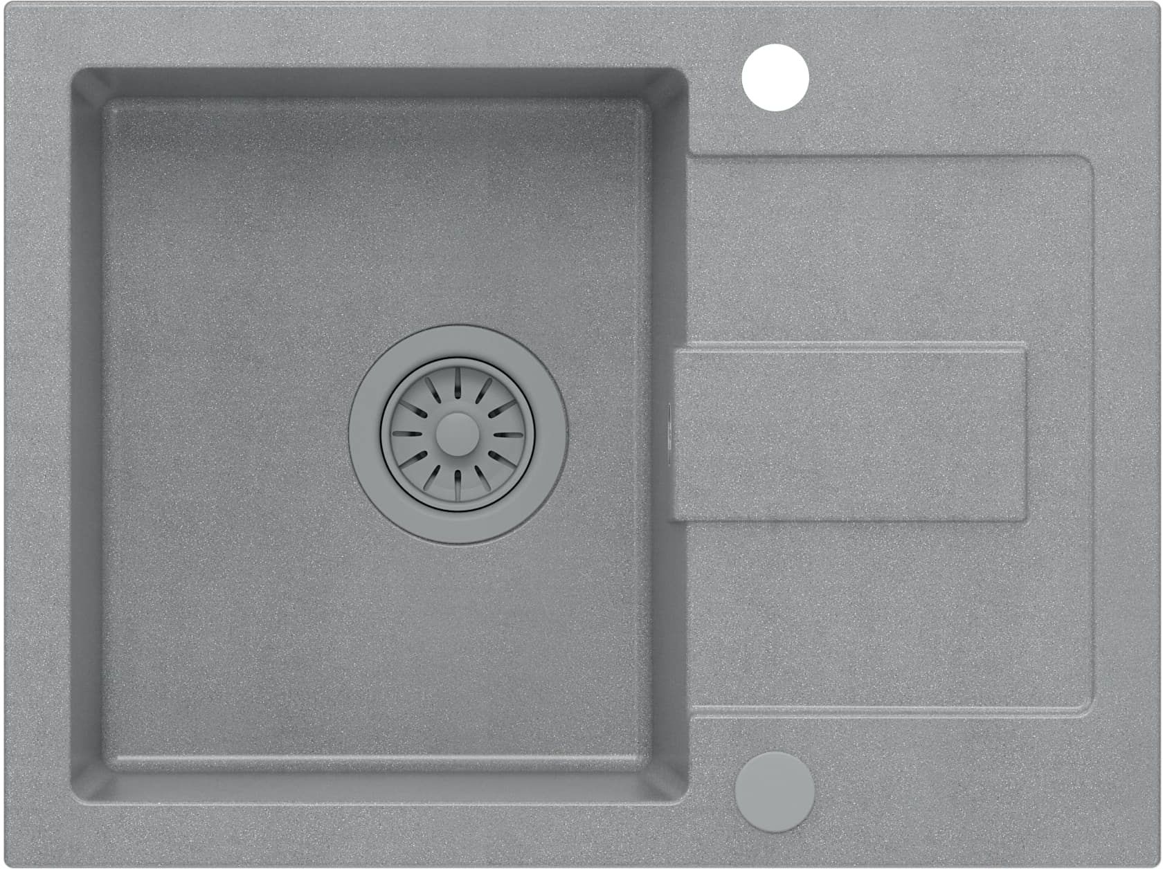 Darmowa Dostawa - Zlewozmywak GraniteQ 60x45 cm Quadron Christian HCQC6045SZKPC