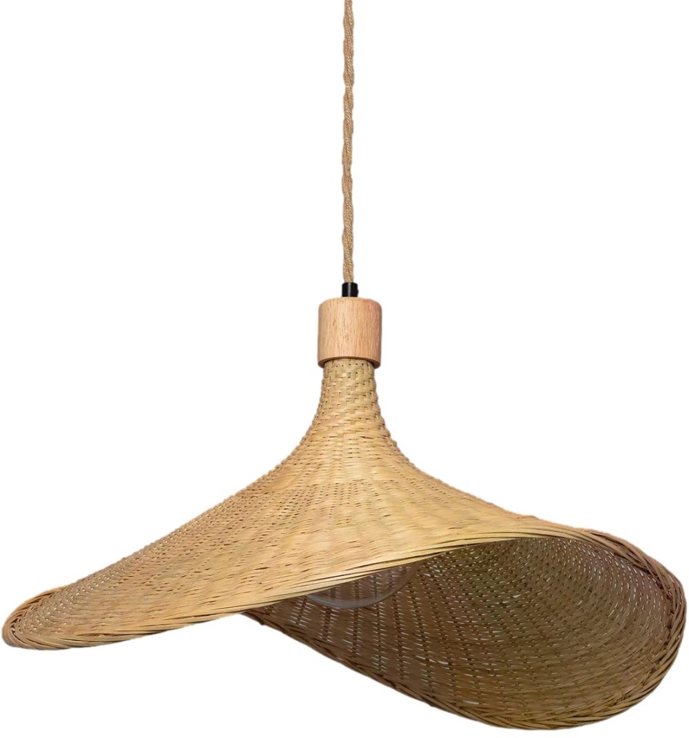 Darmowa Dostawa - Lampa wisząca 1x40 W brązowa Abruzzo Boho ABRLWSBH40E27