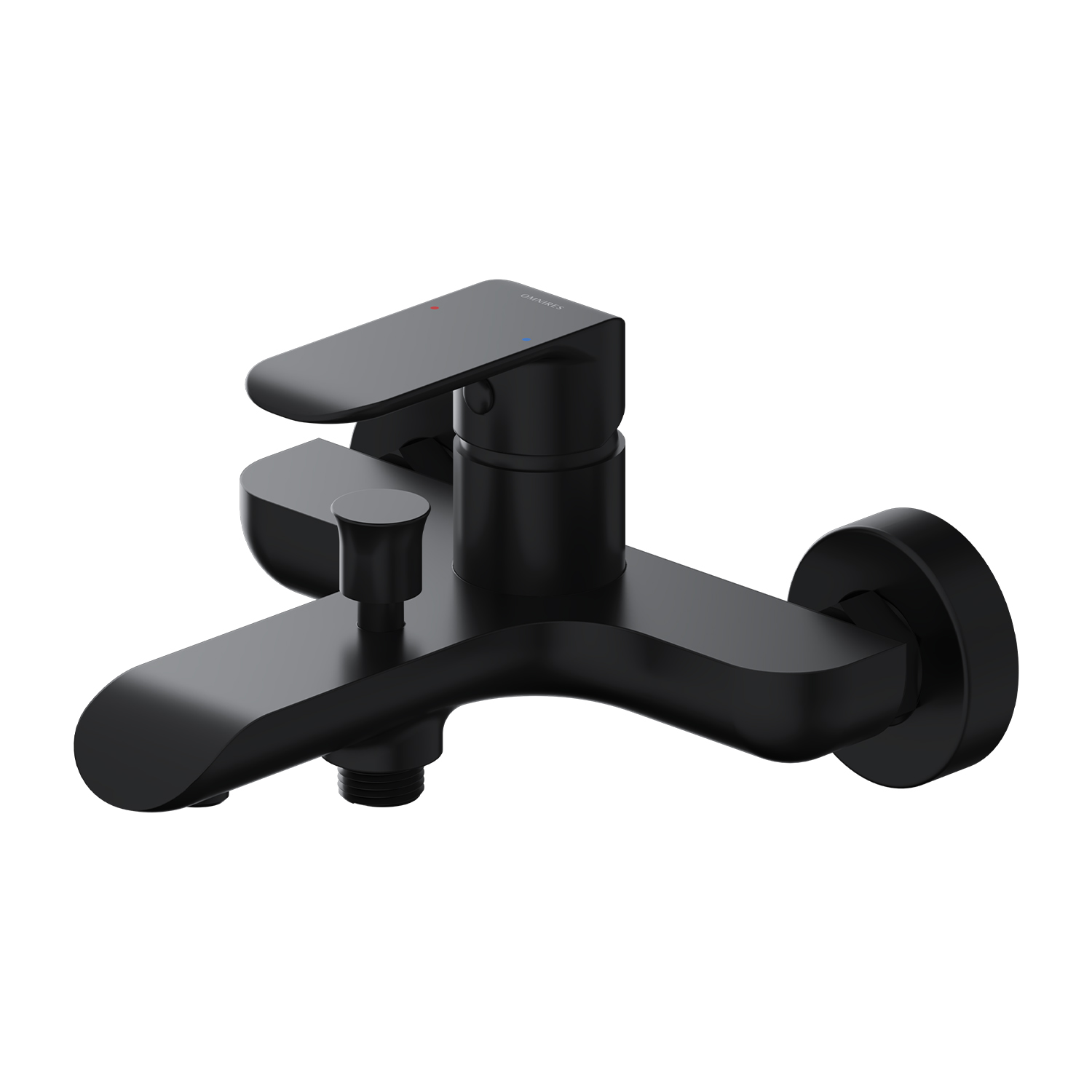 Darmowa Dostawa - Bateria wannowo-prysznicowa ścienna czarna Omnires Sacramento SC2330BL