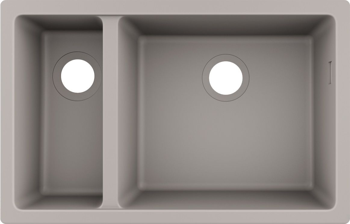 Darmowa Dostawa - Zlewozmywak granitowy 71x45 cm szary/grafitowy/onyx Hansgrohe S 51 43433380