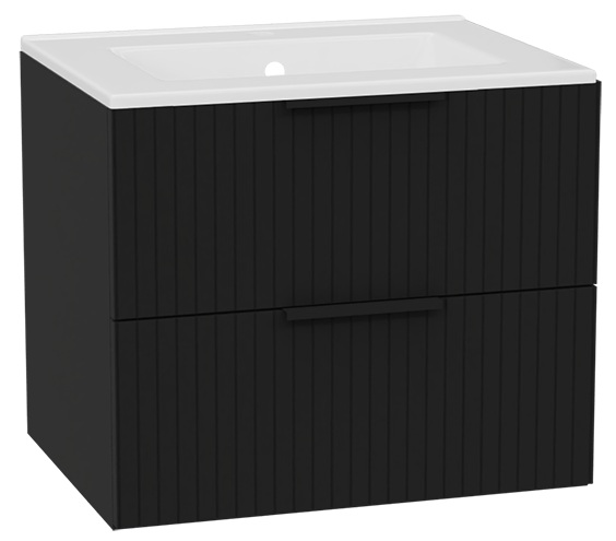 Darmowa Dostawa - Umywalka z szafką 61 cm czarną Excellent Tuto 2.0 MLEX2172K600336BKBK