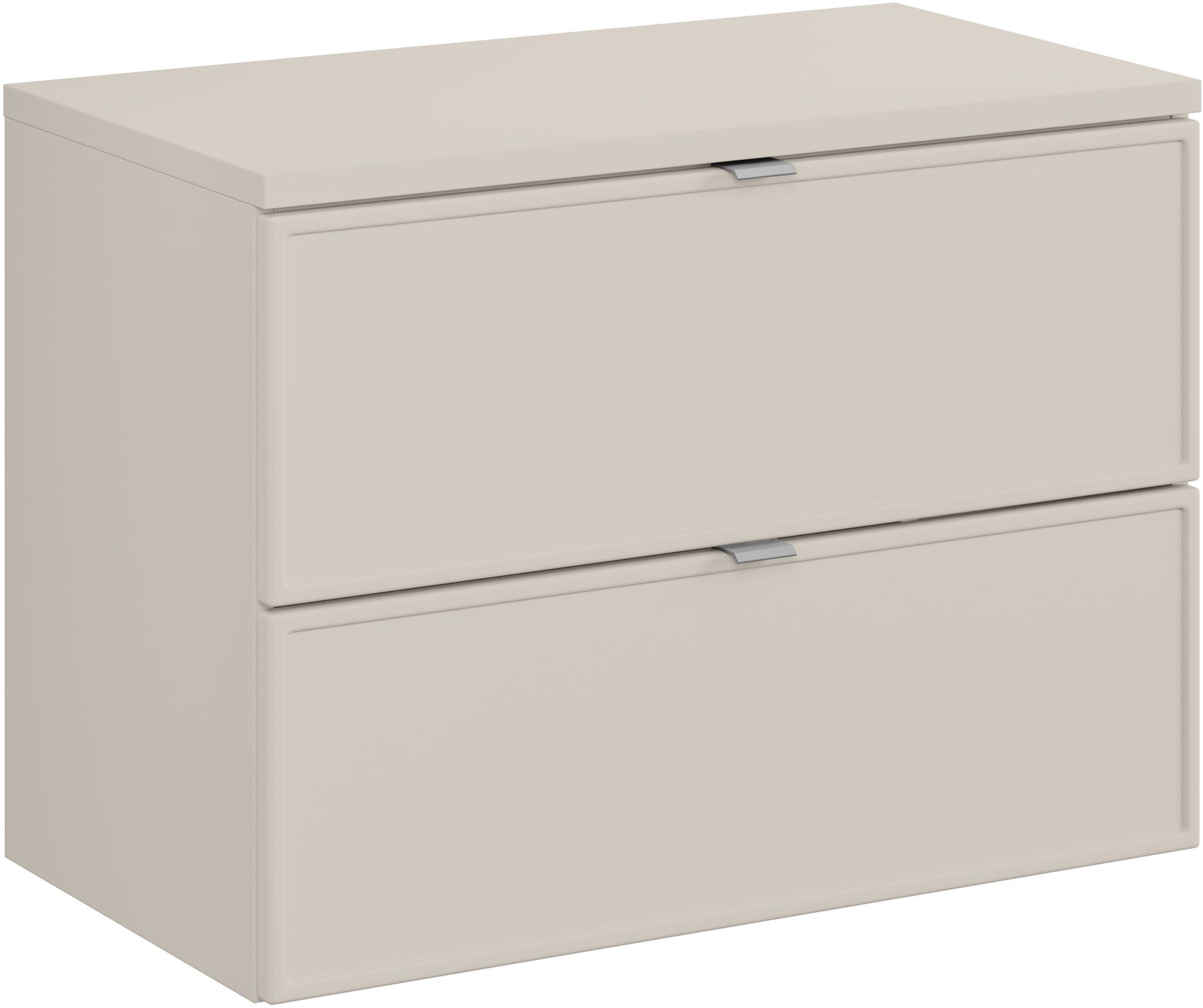 Darmowa Dostawa - Szafka z blatem 80x46x57 cm podumywalkowa wisząca beżowa Comad Bella Cashmere SETBCBCASHMERE80CM