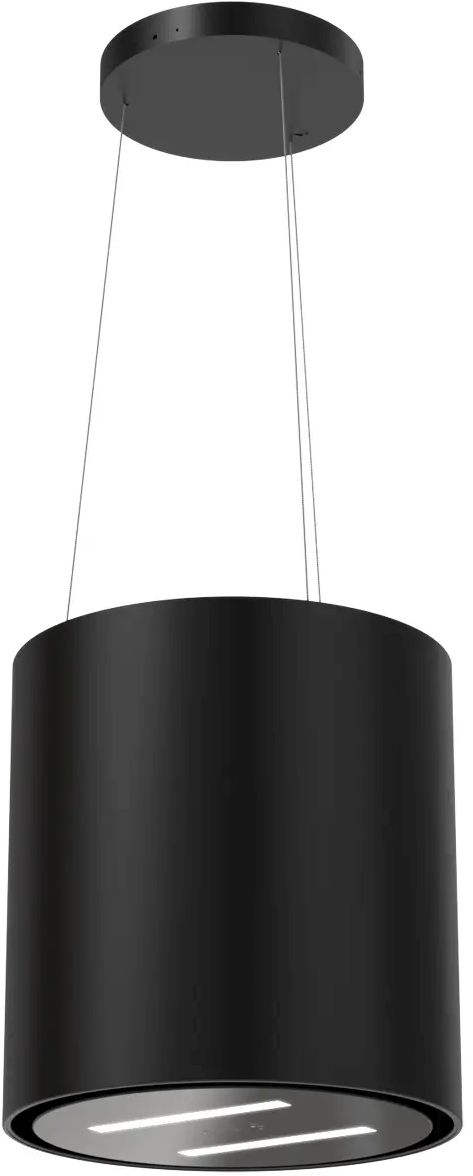 Darmowa Dostawa - Okap kuchenny 39 cm wyspowy czarny Maan Malwa Linki OMALL439HEGCS3MCKSBFWEO