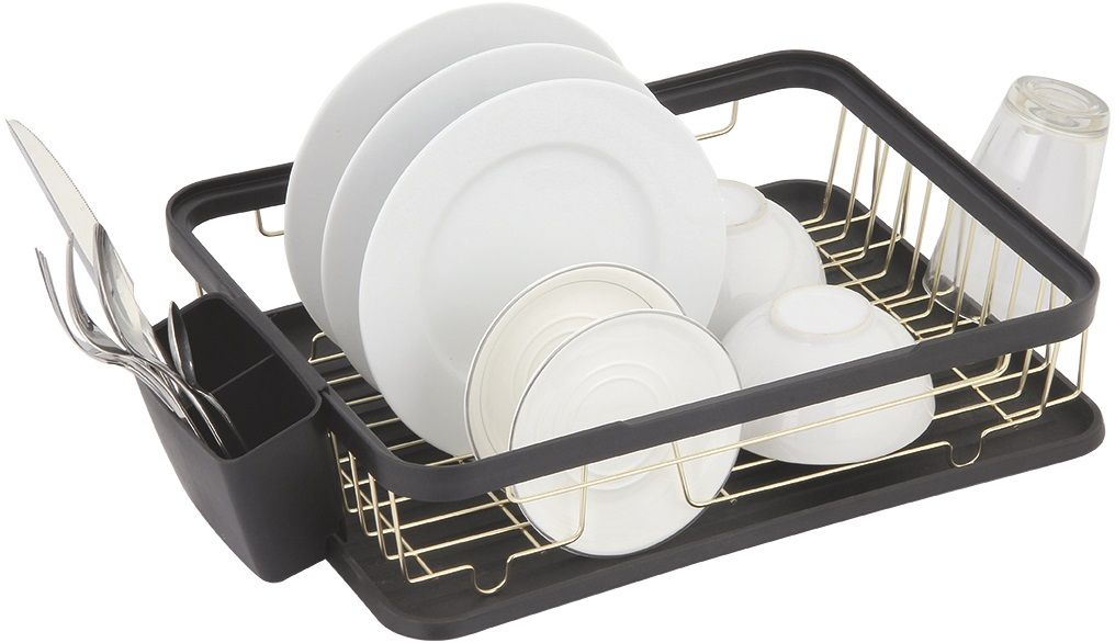 Darmowa Dostawa - Suszarka do naczyń 43.3x32x10.5 cm czarny Kuchinox EKCG00A