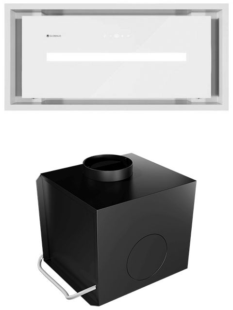 Darmowa Dostawa - Okap podszafkowy 60 cm biały Globalo Design Saredo SAREDO601WHITETW12