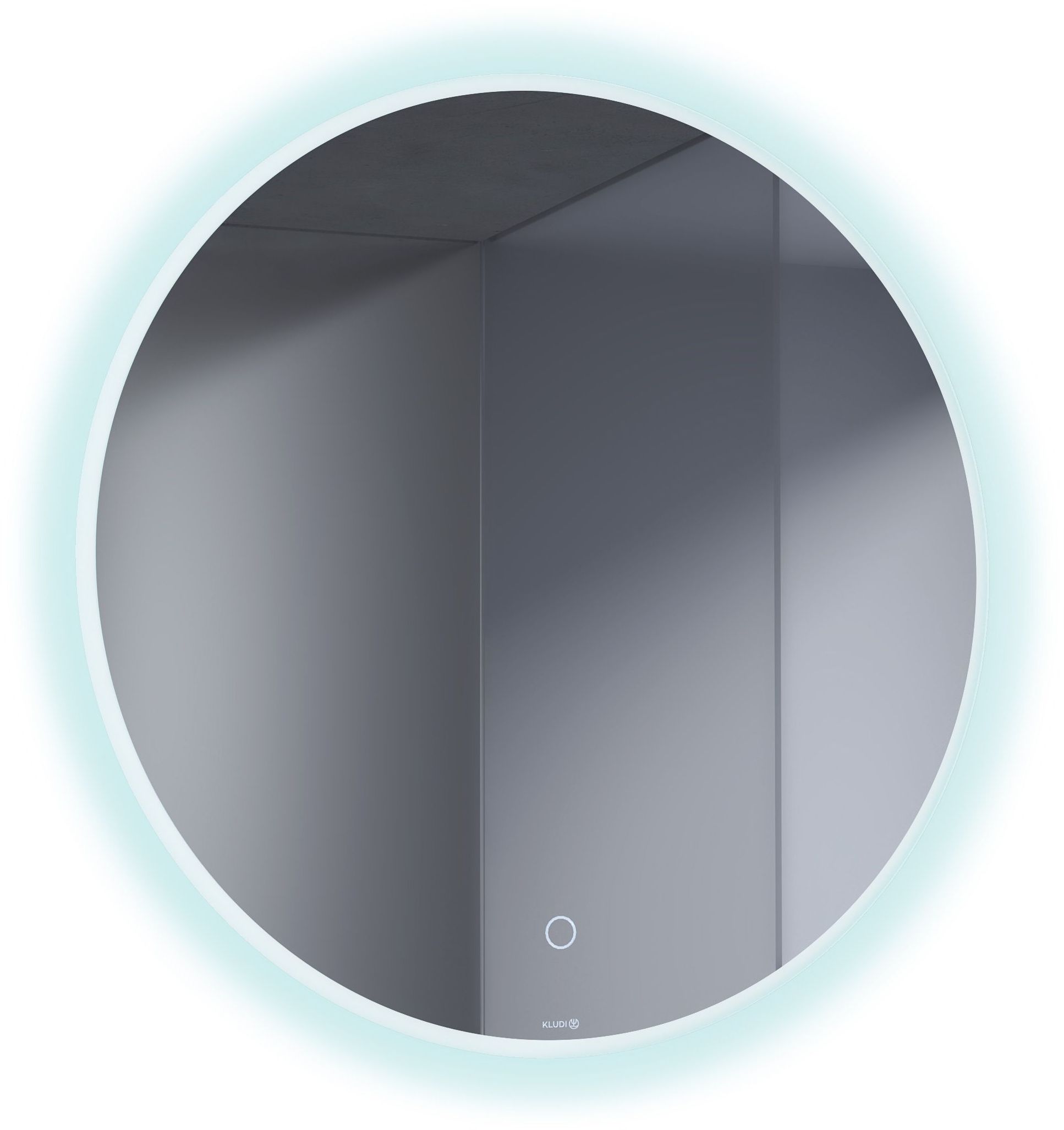 Darmowa Dostawa - Lustro 60x60 cm okrągłe z oświetleniem Kludi Luma 17SP0100