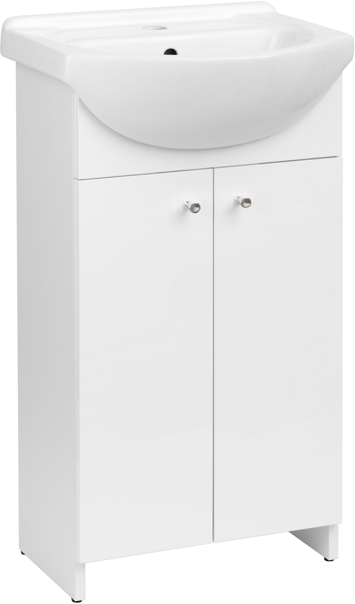 Darmowa Dostawa - Umywalka z szafką 46 cm białą Astor Pik AMPIK45227