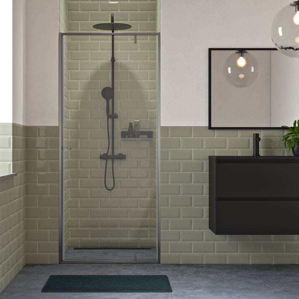 Darmowa Dostawa - Drzwi prysznicowe 90 cm uchylne Sealskin Contour CD200906145100