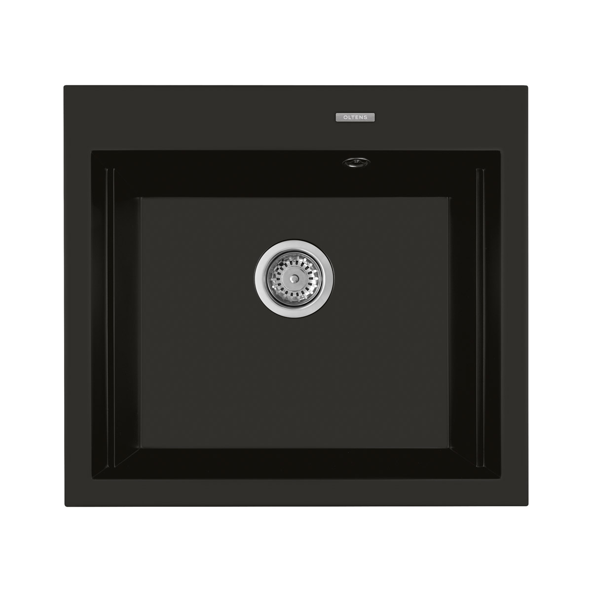 Darmowa Dostawa - Zlewozmywak granitowy 57x51.5 cm czarny Oltens Gravan 72000300