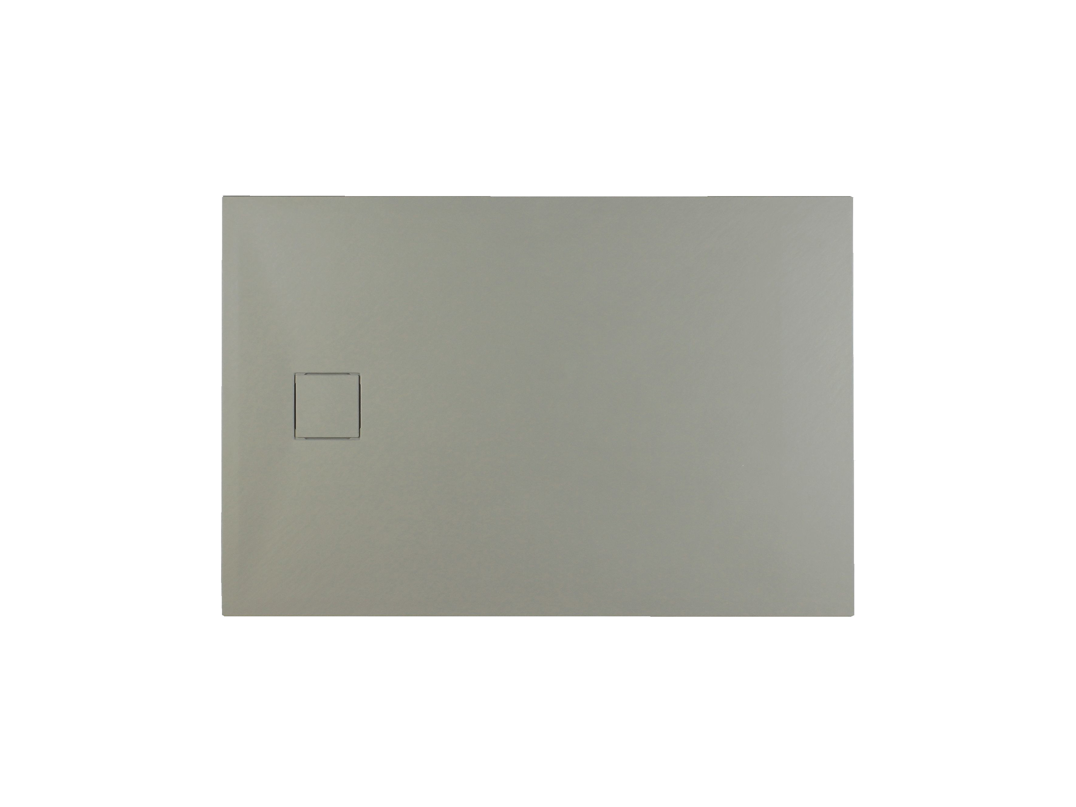 Darmowa Dostawa - Brodzik prostokątny z maskownicą 120x90 cm szary Sea-Horse neoSTONE SMC11S